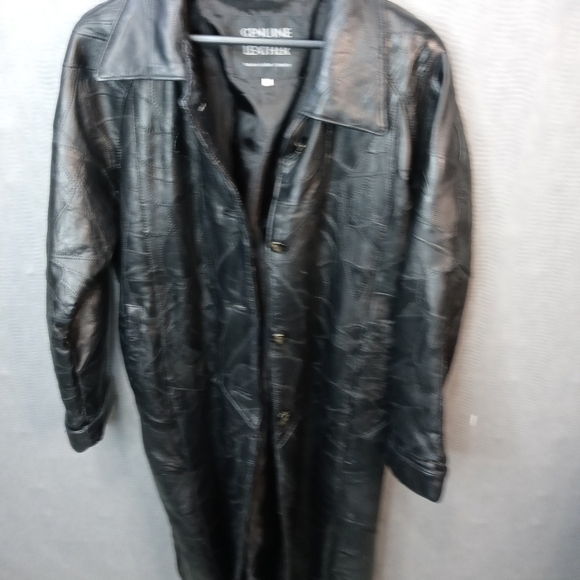 Navarre Leather Co Full Length Italian Genuine Lea - Picture 2 of 9